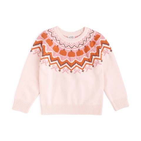 Pumpkin Fair Isle Sweater