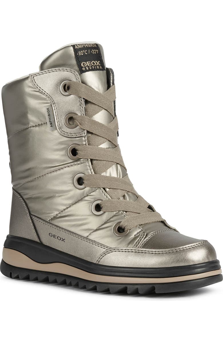 Geox Adelhide 2 ABX Waterproof Faux Fur Lined Boot, Main, color,