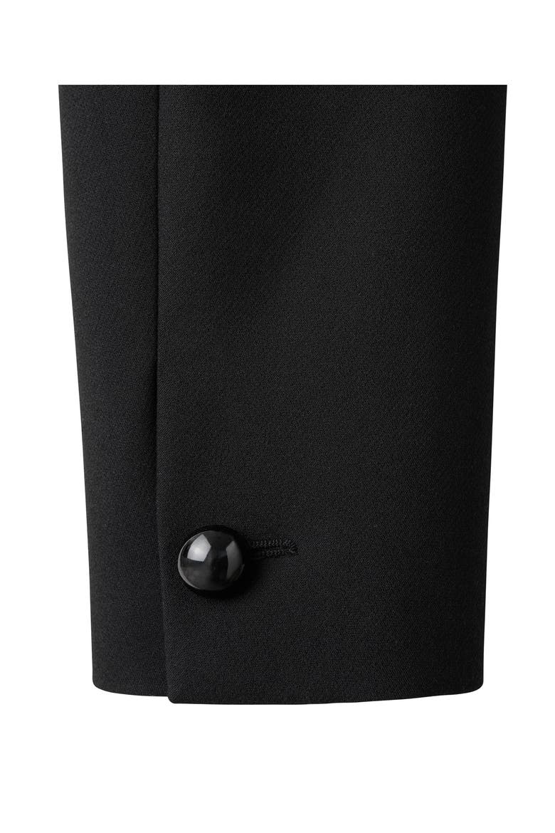 Napoleon Frogging Detail Jacket, Alternate, color, BLACK