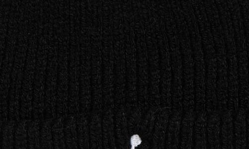 Shop Jordan Terra Rib Beanie In Black/white