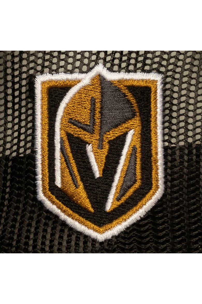 Men's Mitchell & Ness Black Vegas Golden Knights Head Coach Trucker Adjustable Hat, Alternate, color, Black