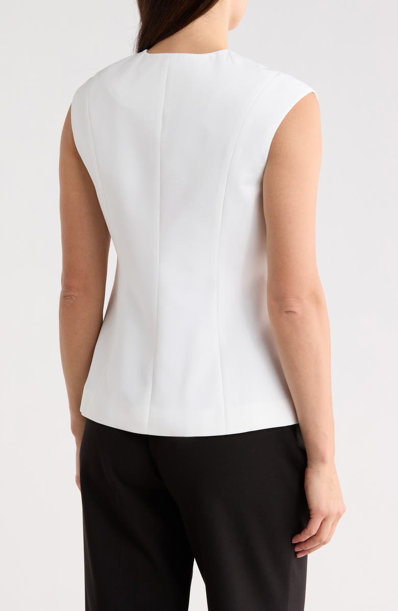 Gemma + Jane V-Neck Vest, Alternate, color, White