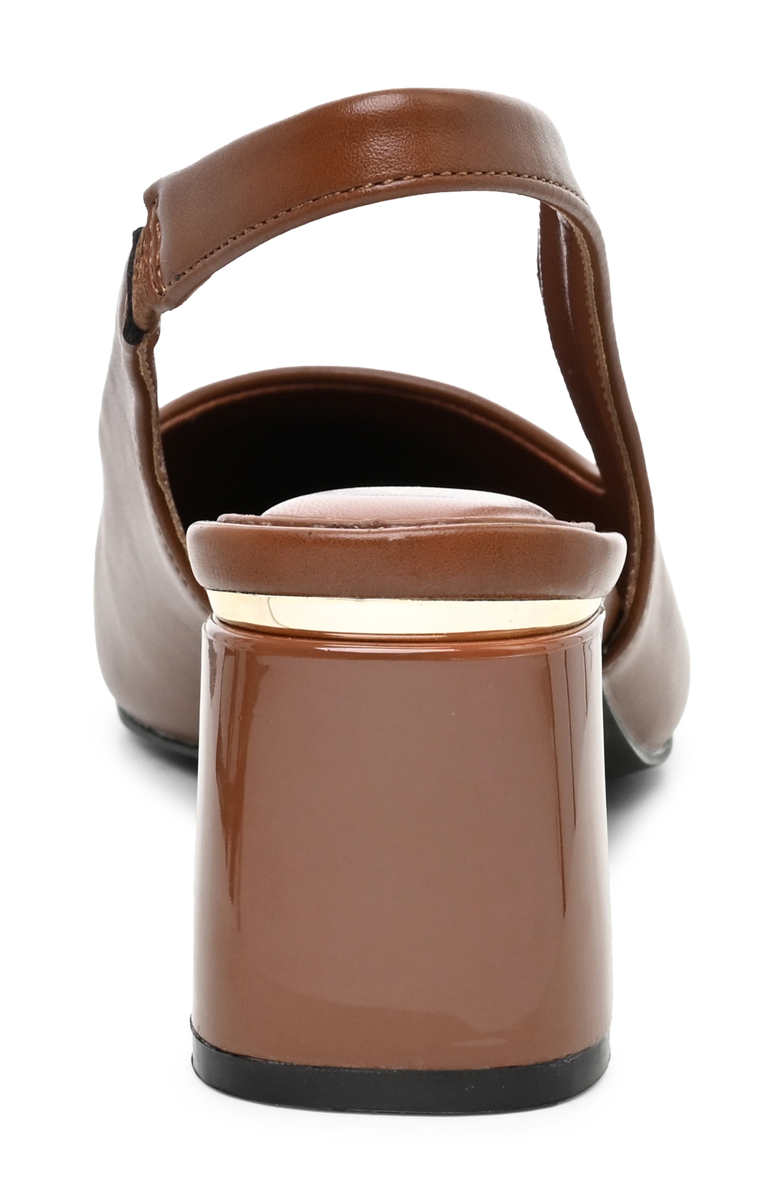 Kildly Pointed Toe Slingback Pump, Alternate, color, LUGGAGE TIGER