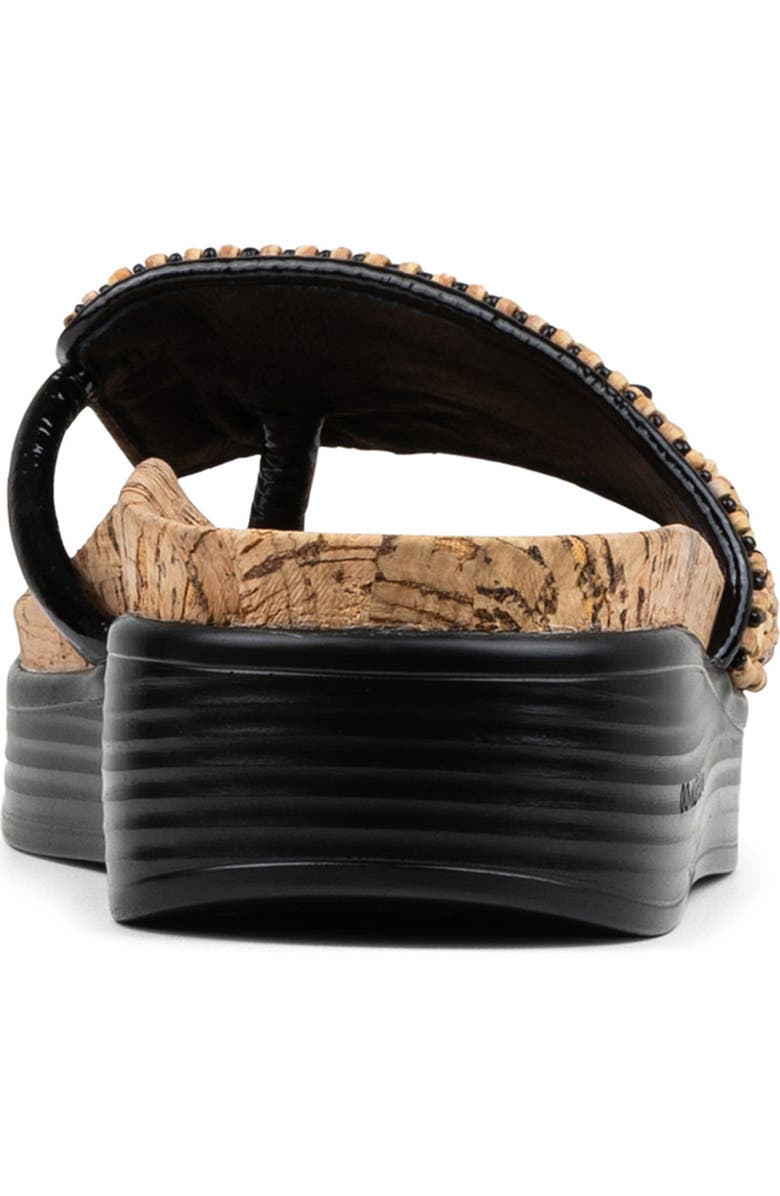 Donald Pliner Fifi Wedge Sandal, Alternate, color, Black/ Nature