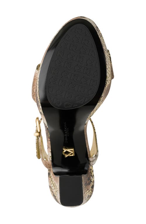 Donna Karan New York Shepard Ankle Strap Platform Sandal In Multi