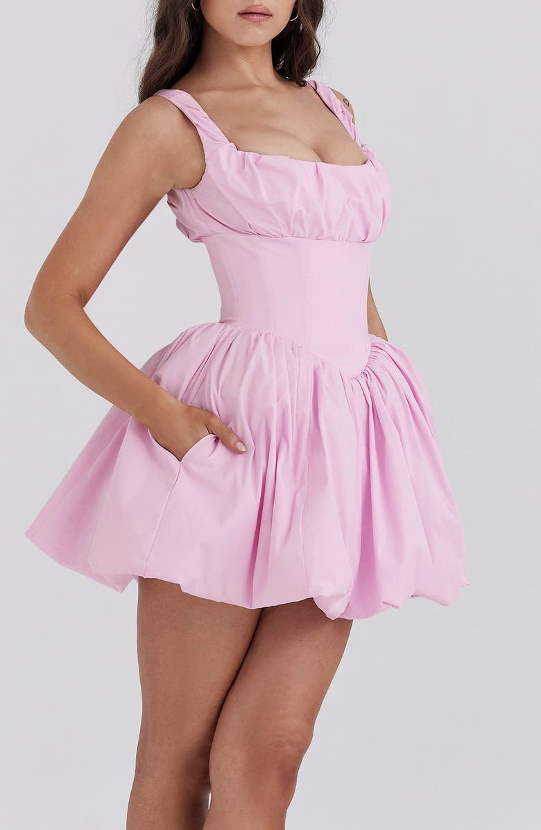 HOUSE OF CB Le Puff Tulle Minidress, Alternate, color, Pirouette