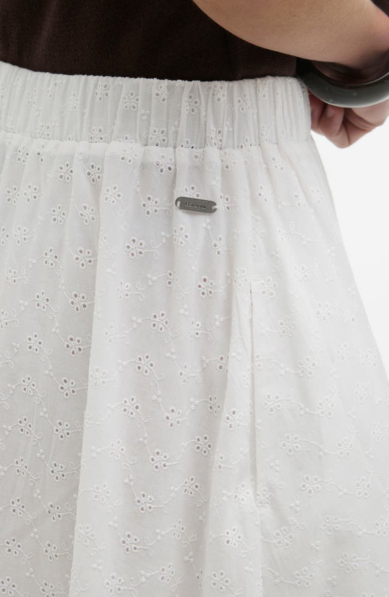 Barbour Melody Cotton Blend Eyelet Skirt, Alternate, color, 