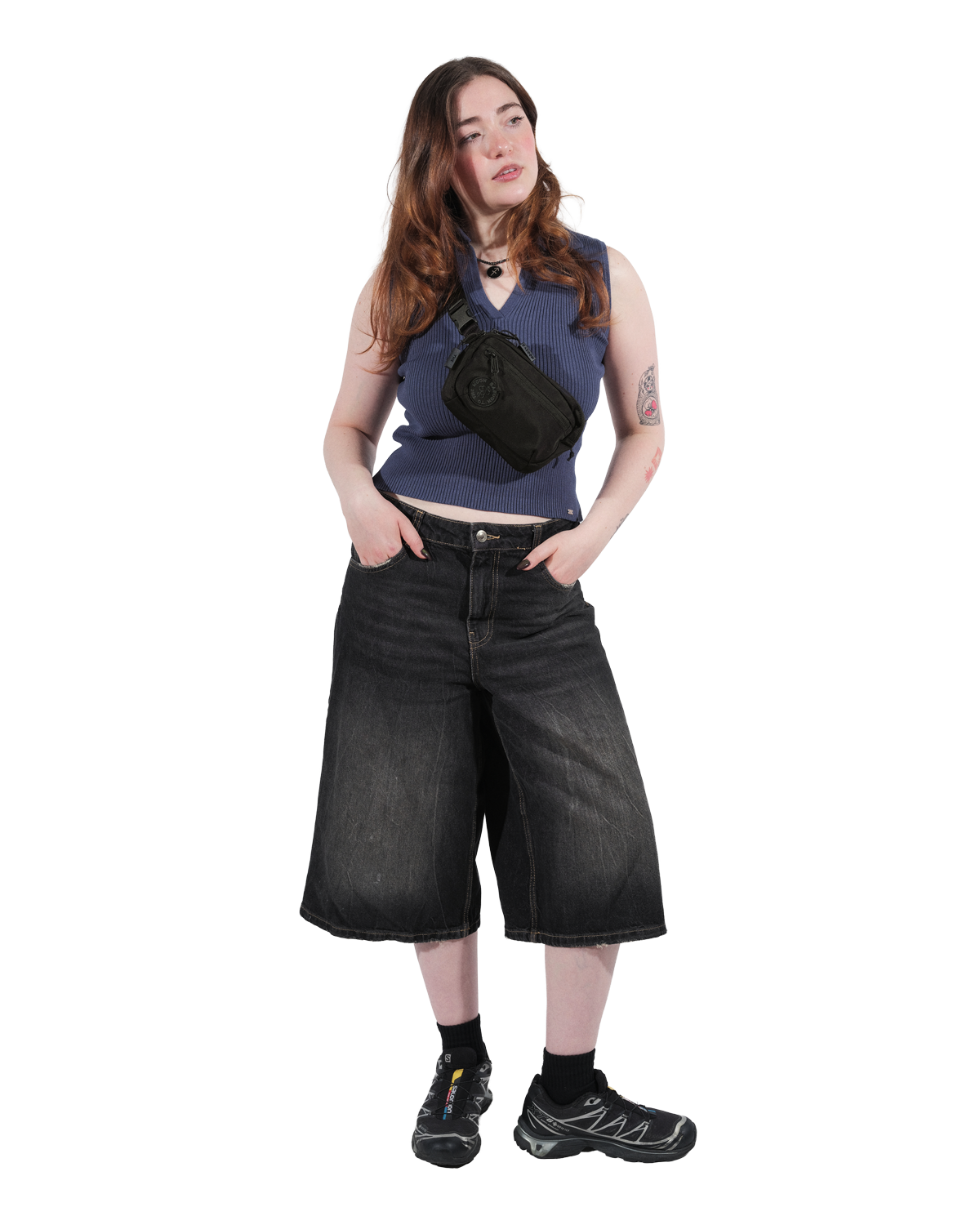 Baboon to the Moon Fannypack Mini 1.5L, Alternate, color, Black