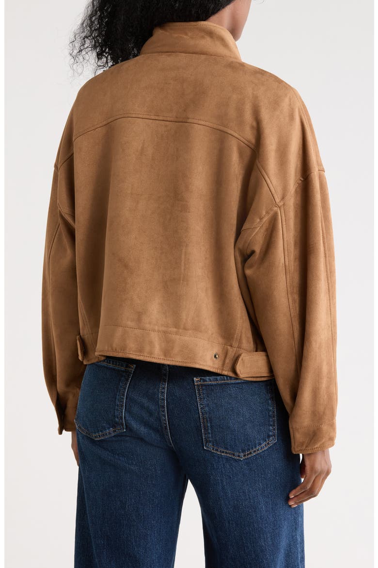 Faux Suede Full Zip Jacket (Women) | Nordstromrack