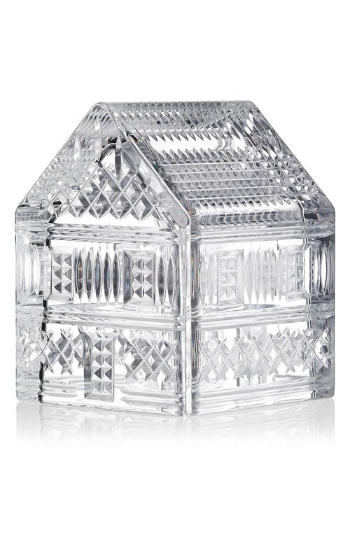 Waterford Gingerbread House Crystal Decoration in White 