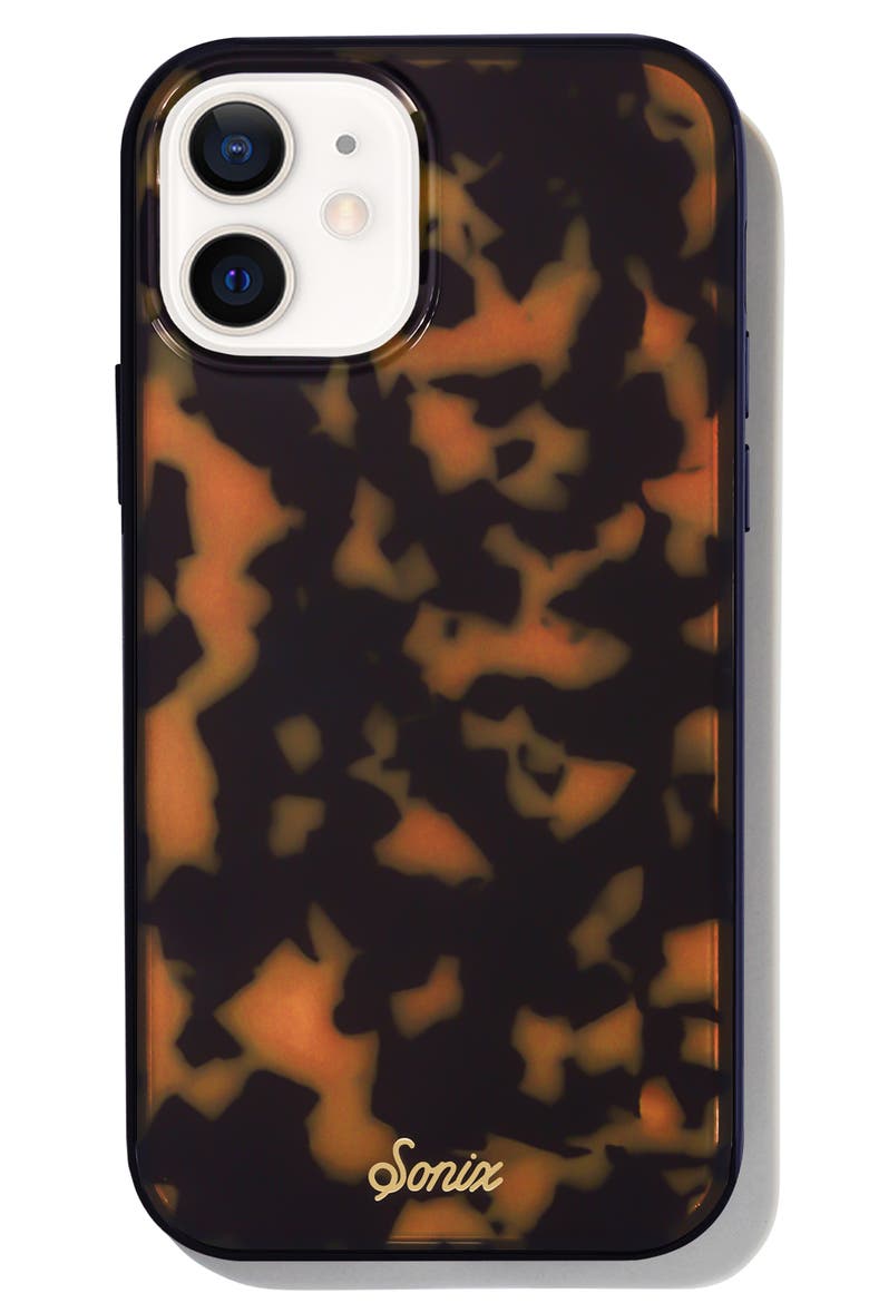 Magsafe® Compatible Tortoise Pattern iPhone 12/12 Pro &12 Pro Max Case, Alternate, color, BROWN