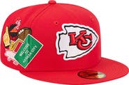 New Era Men's New Era Red Kansas City Chiefs Group Chat 59FIFTY Fitted Hat