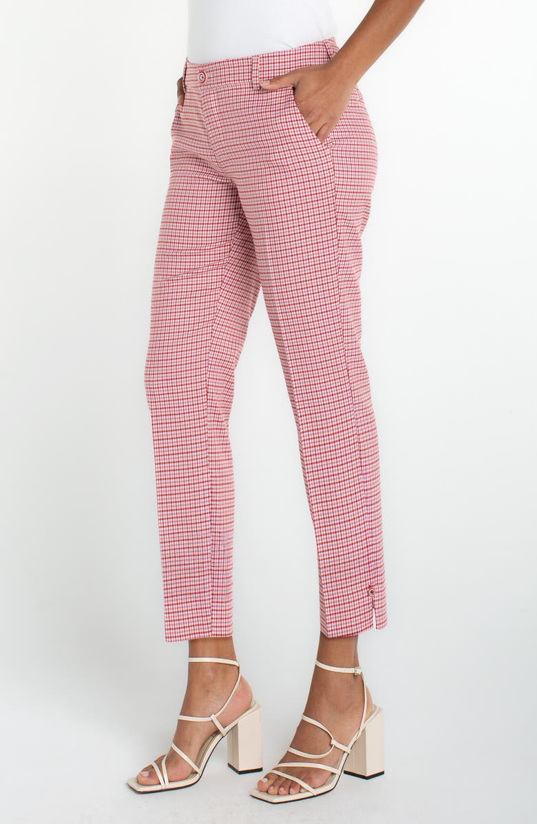 Liverpool Los Angeles Kelsey Plaid Tapered Pants, Alternate, color, 