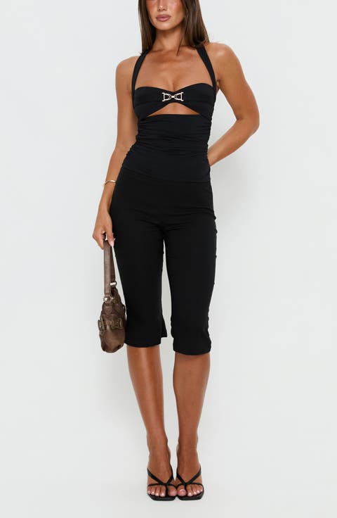 Julina Halter Cutout Top