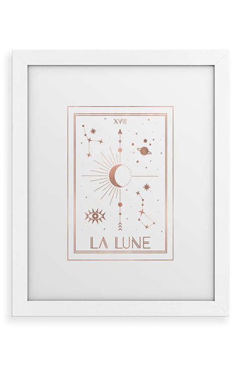 La Lune or the Moon Framed Art Print