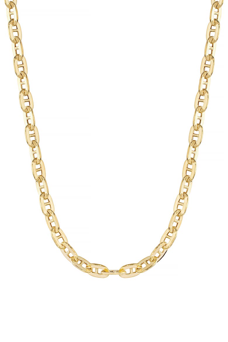Mariner Chain Link Necklace, Main, color, GOLD