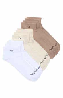 Calvin Klein 6-Pack Quarter Cut Socks