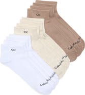 Calvin Klein 6-Pack Quarter Cut Socks