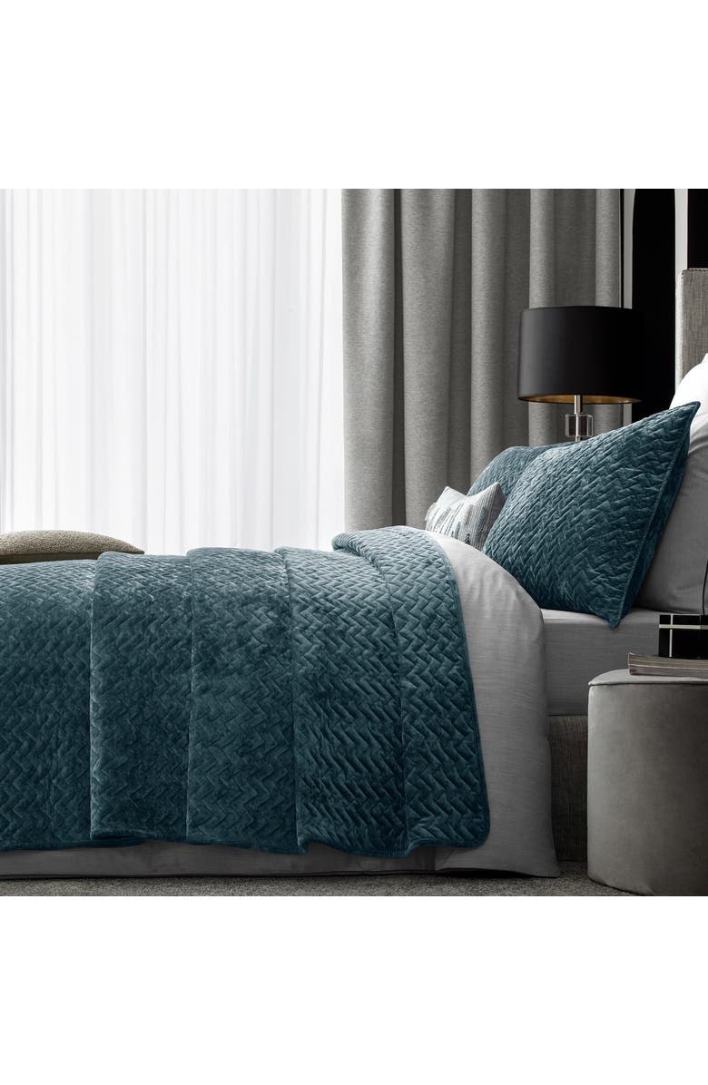 Togas Rosling Bedcover, Alternate, color, Blue