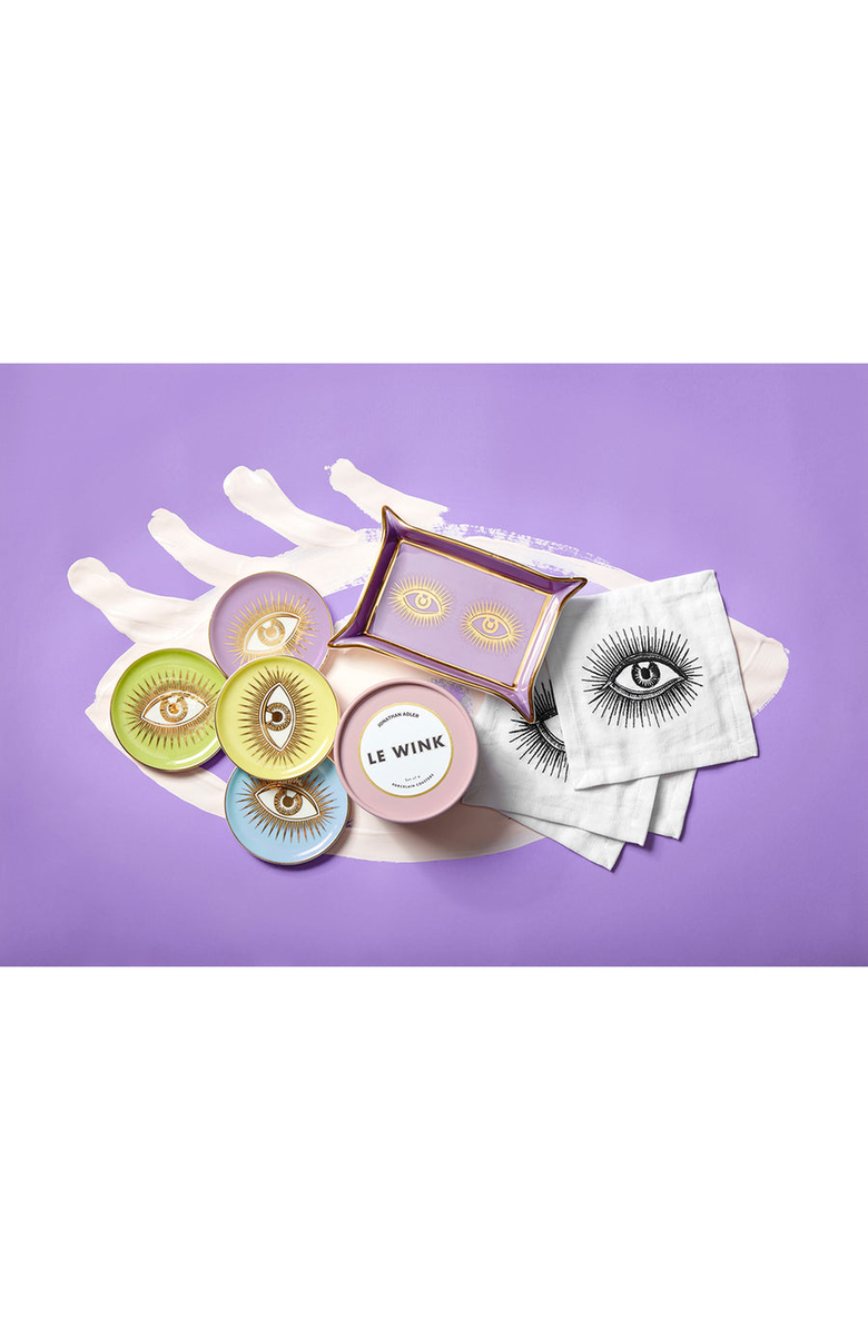 Jonathan Adler Le Wink Coaster Set, Alternate, color, 