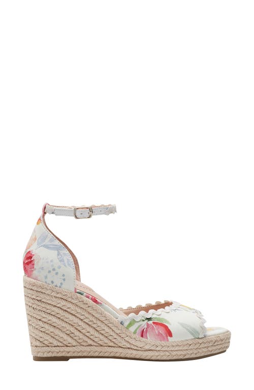 Bandolino Floral Espadrille Wedge Sandal