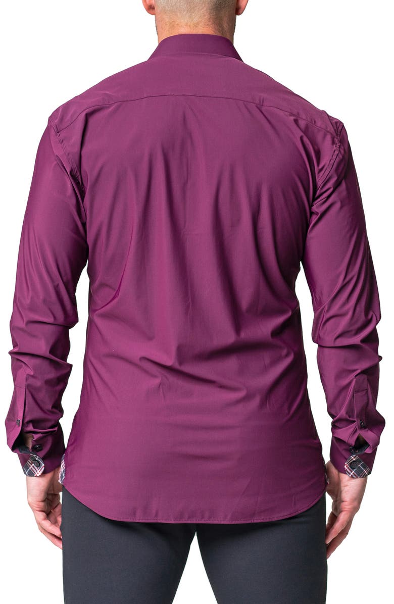 Maceoo Einstein Stretchflow Cotton Button-Up Shirt, Alternate, color, 