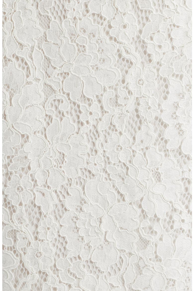 Ilse Lace Midi Skirt, Alternate, color, IVORY