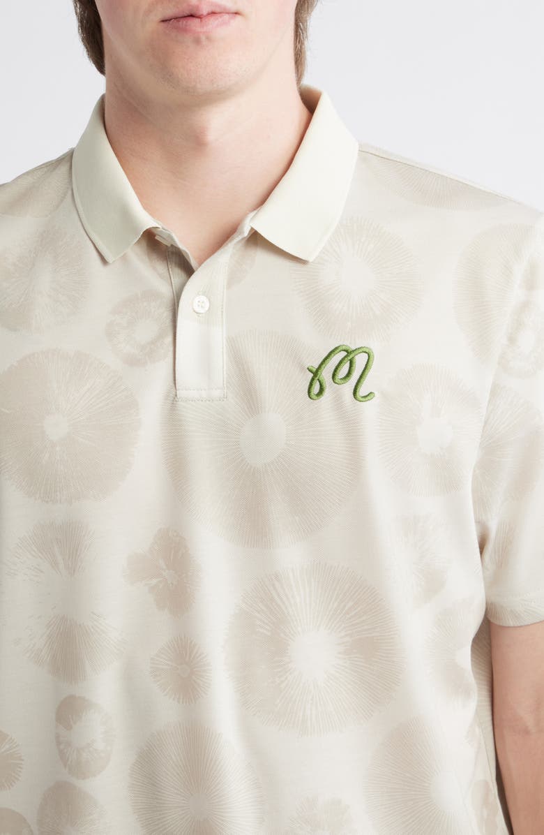 Malbon Golf Fairway Foraging Polo, Alternate, color, Ivory
