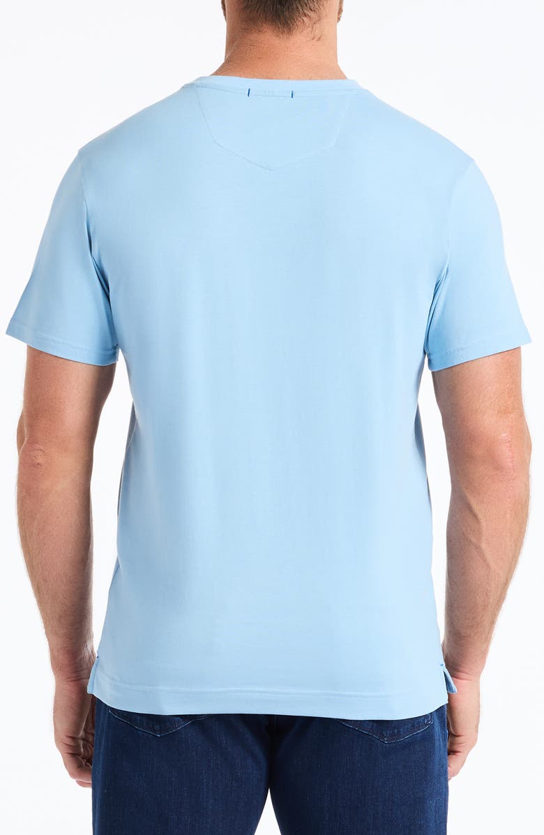 Robert Graham Chill Bulldog Cotton Graphic T-Shirt, Alternate, color, Slate Blue