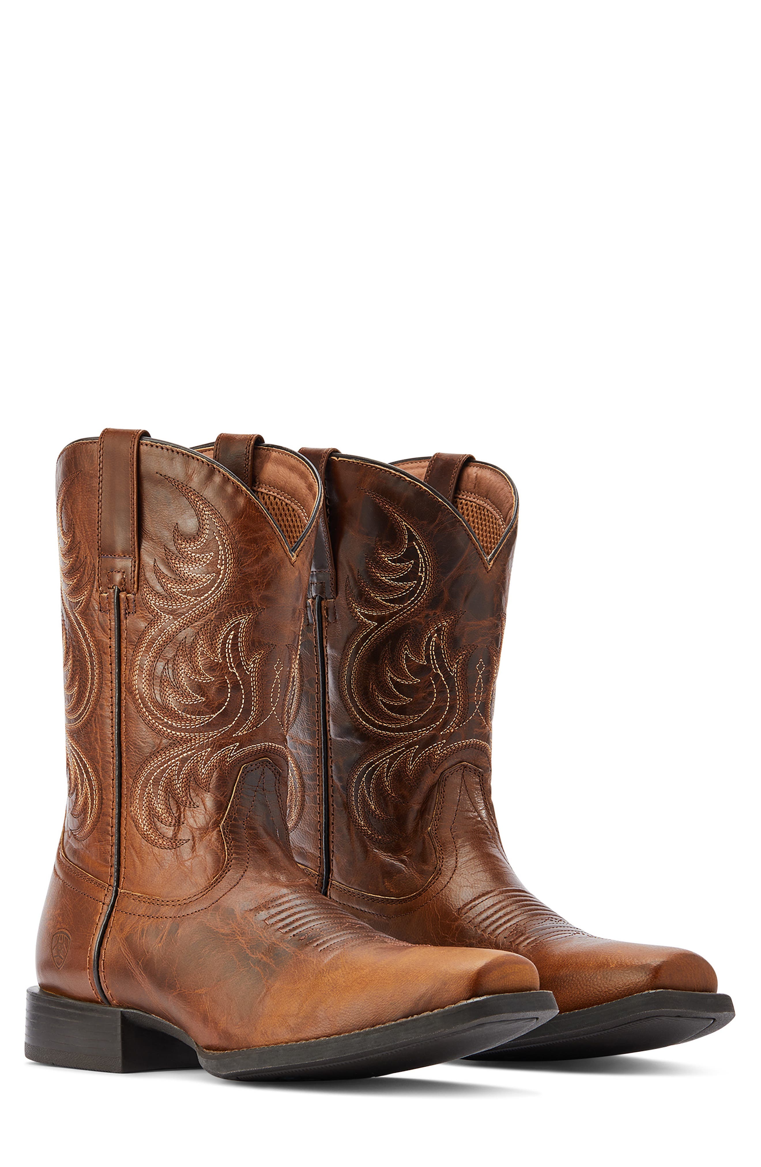 Sport Boss Man Western Boot, Alternate, color, RICH COGNAC