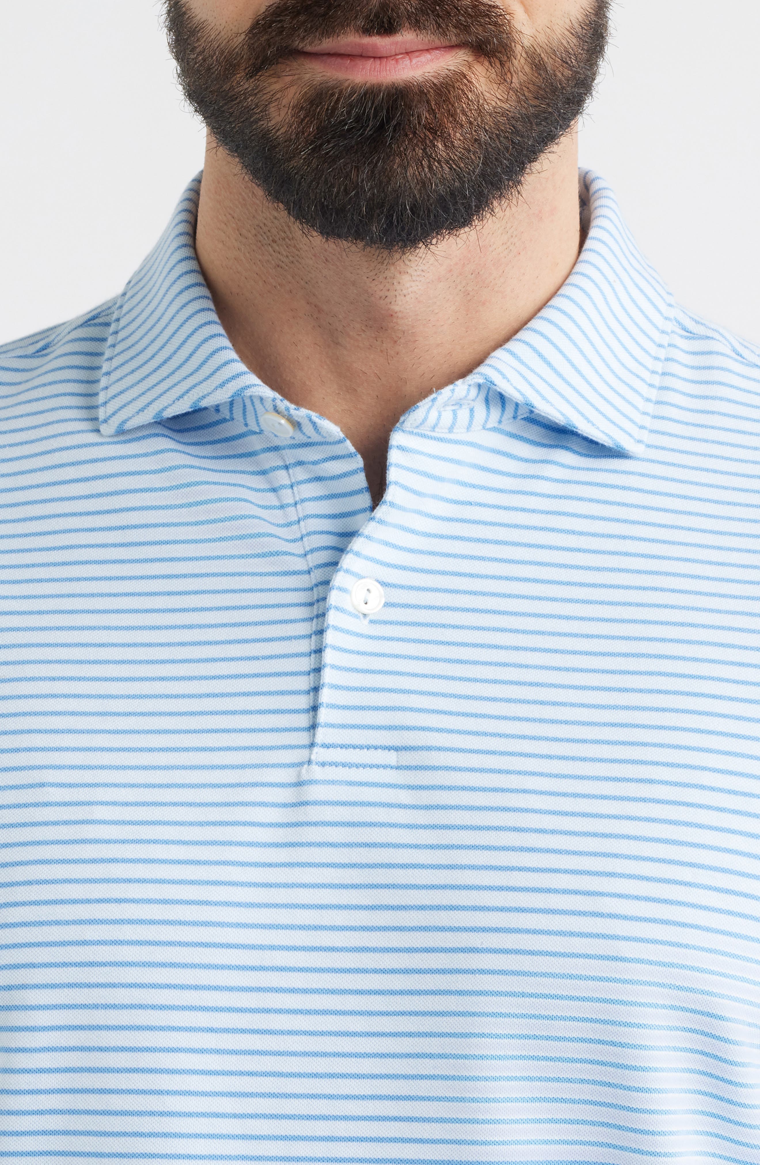 Peter Millar Crown Crafted Albatross Pima Cotton Blend Polo — фото 4