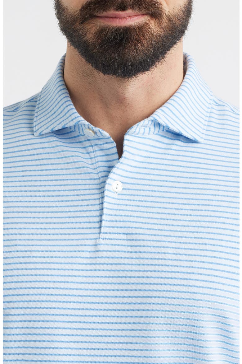 Crown Crafted Albatross Pima Cotton Blend Polo, Alternate, color, BLUE BRISK
