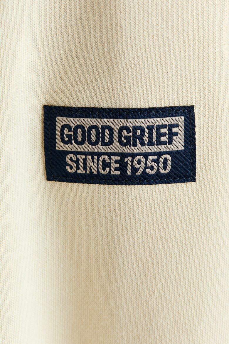 Brushed-inside Printed Hoodie, Alternate, color, Cream/Snoopy