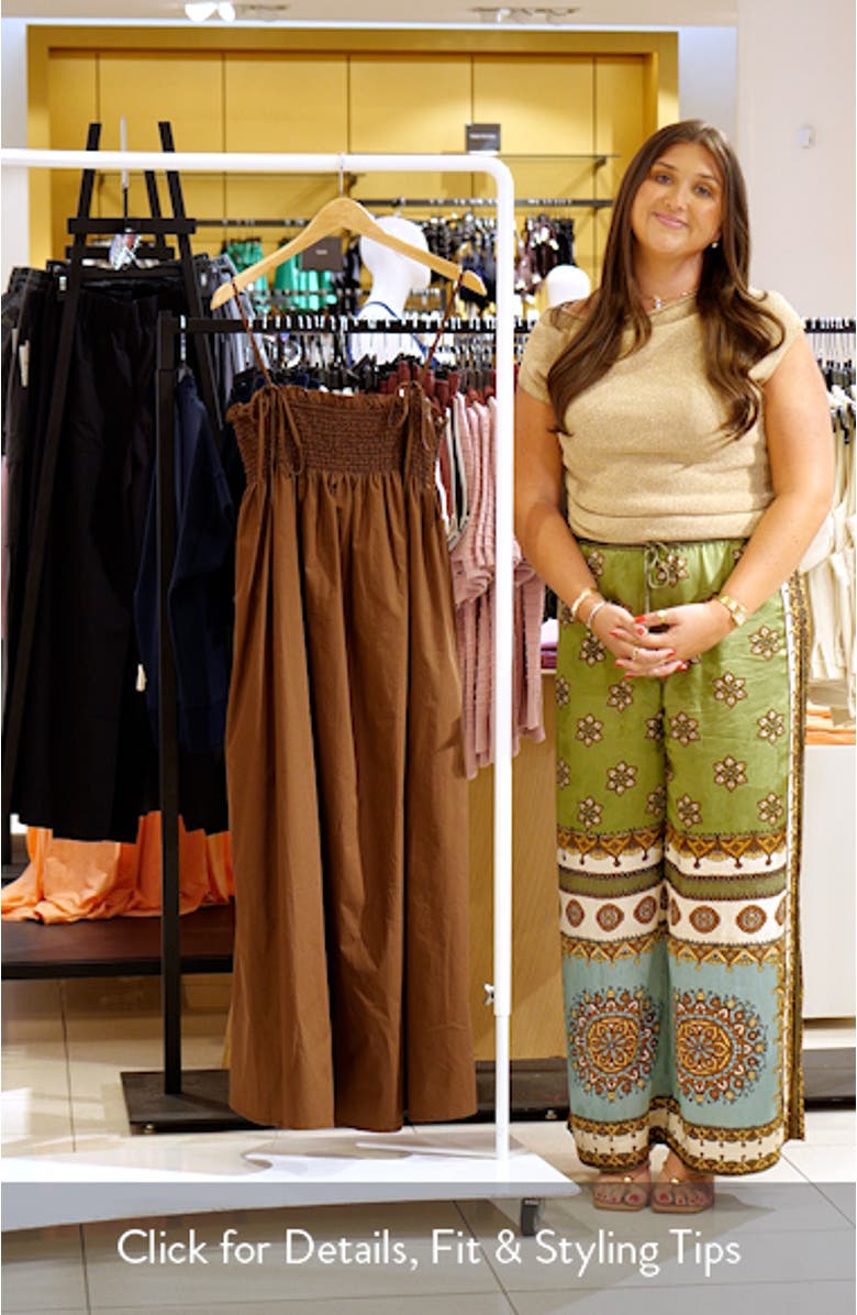 Josie Smocked Maxi Dress, sales video thumbnail