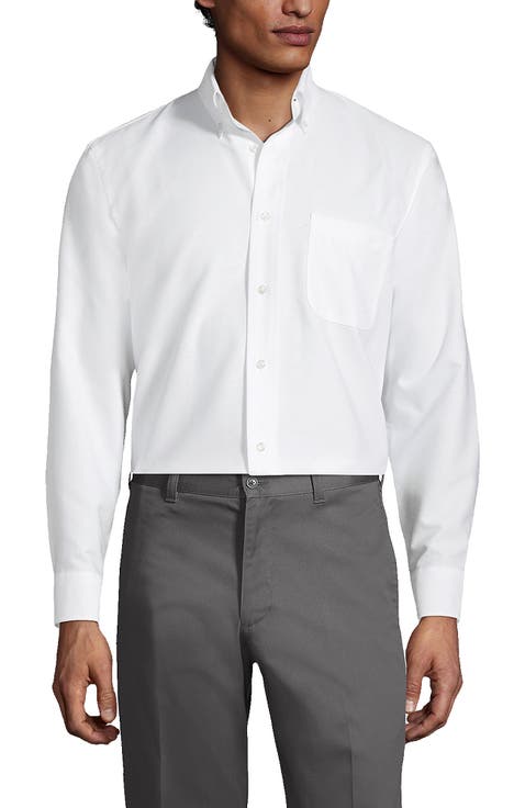 School Uniform  Long Sleeve Oxford Dress Shirt