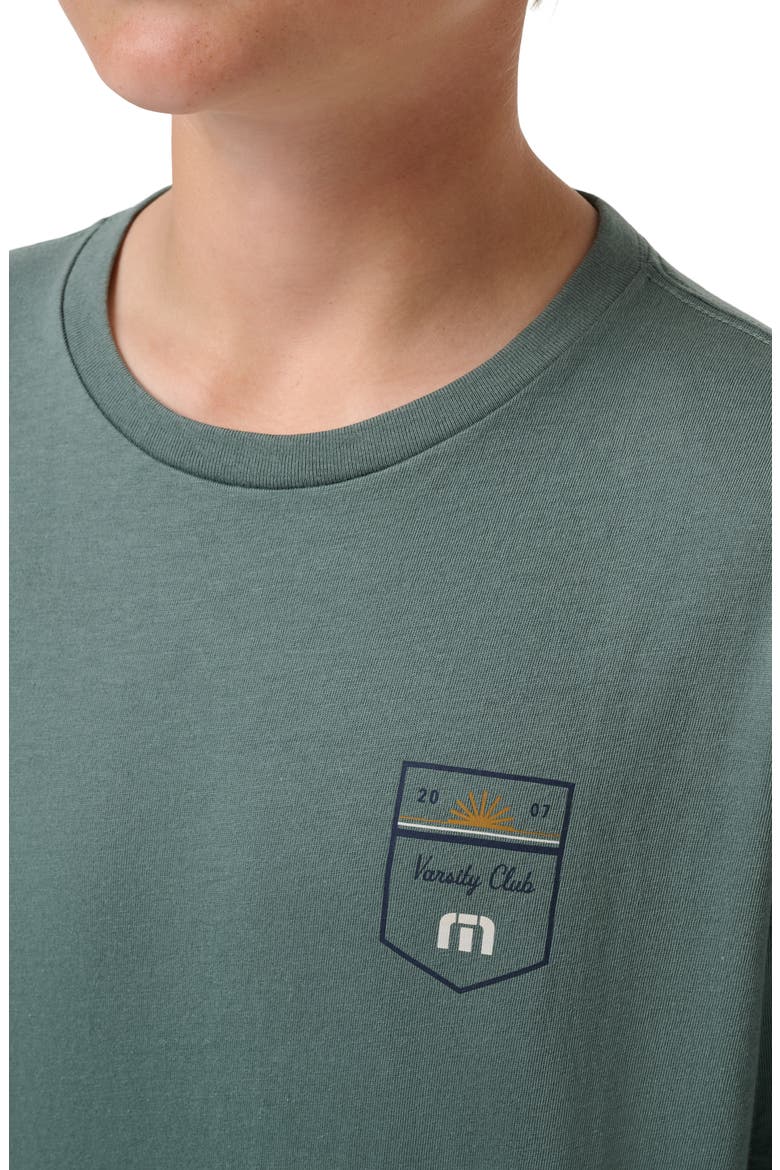 Kids' Y Club Charm Graphic T-Shirt, Alternate, color, BALSAM GREEN