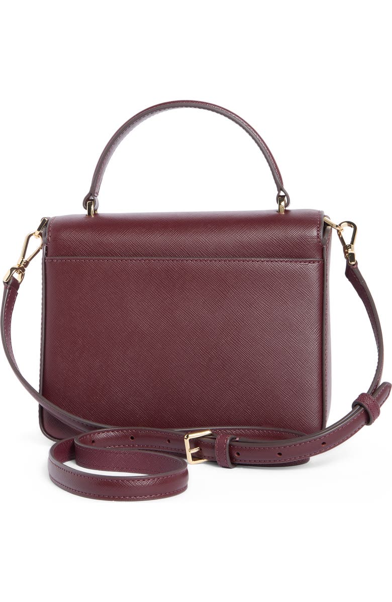 Kate Spade New York reegan saffiano leather crossbody bag, Alternate, color, Dark Merlot