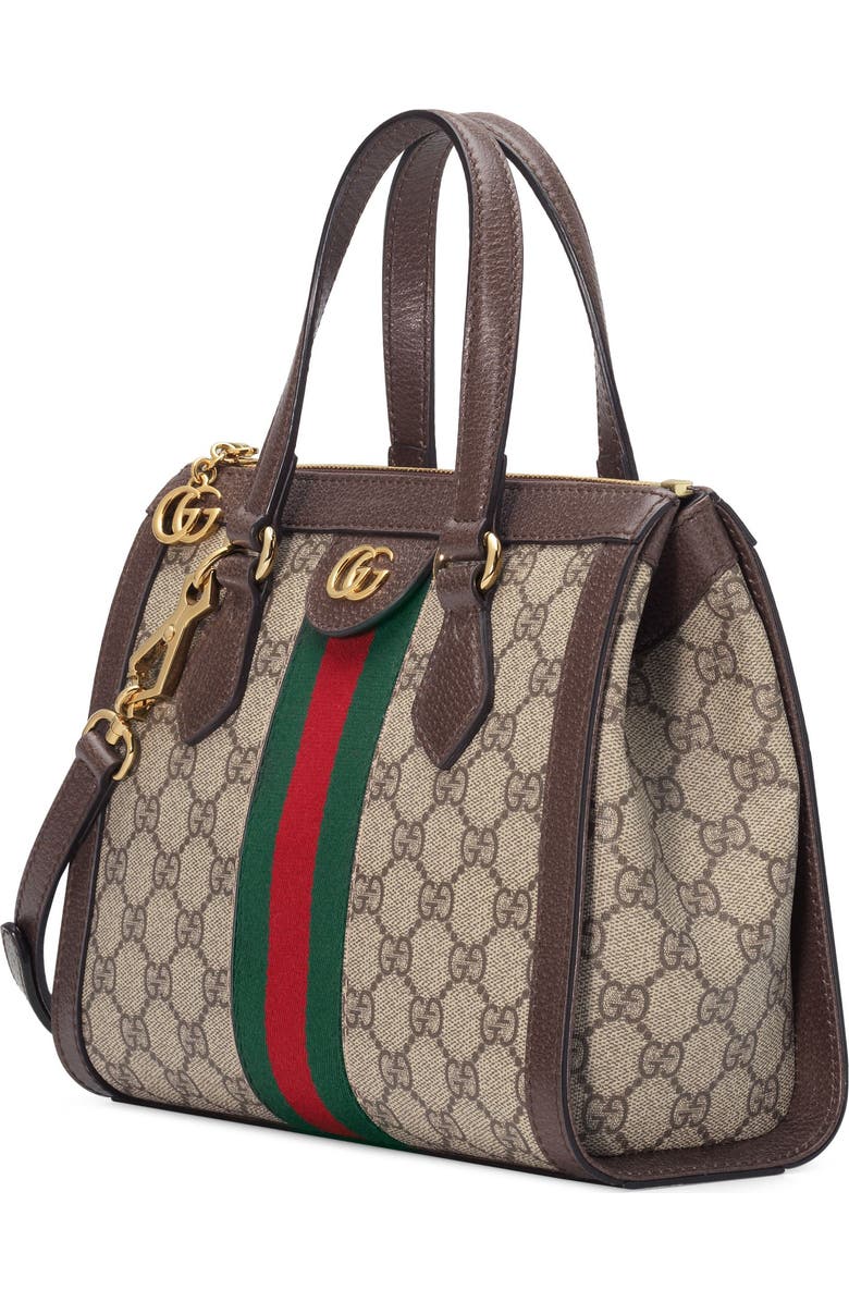 Gucci Small Canvas Satchel, Alternate, color,