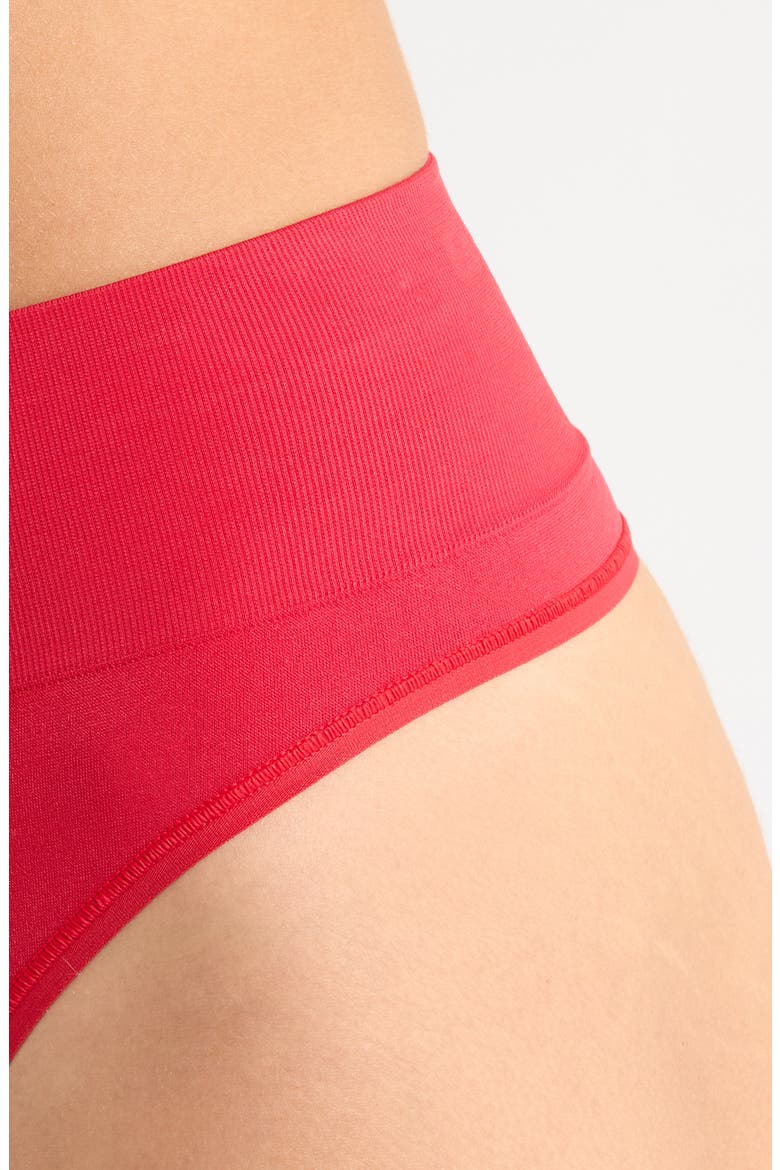 Seamless Thong, Main, color, RED SALSA
