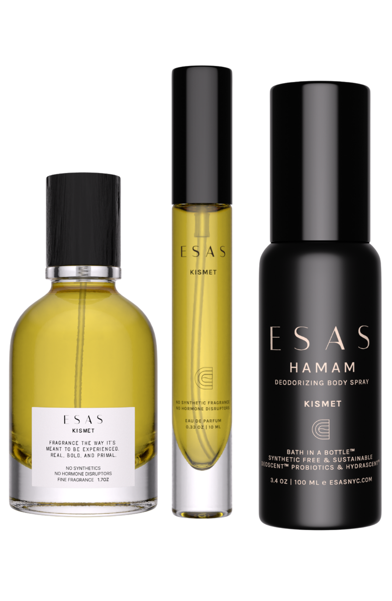 Esas NYC Kismet Organic Eau de Parfum Gift Set, Main, color, Yellow