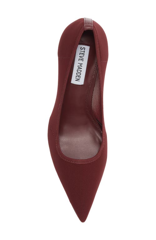 Steve Madden Griffen Pointed Toe Pump In Burgundy