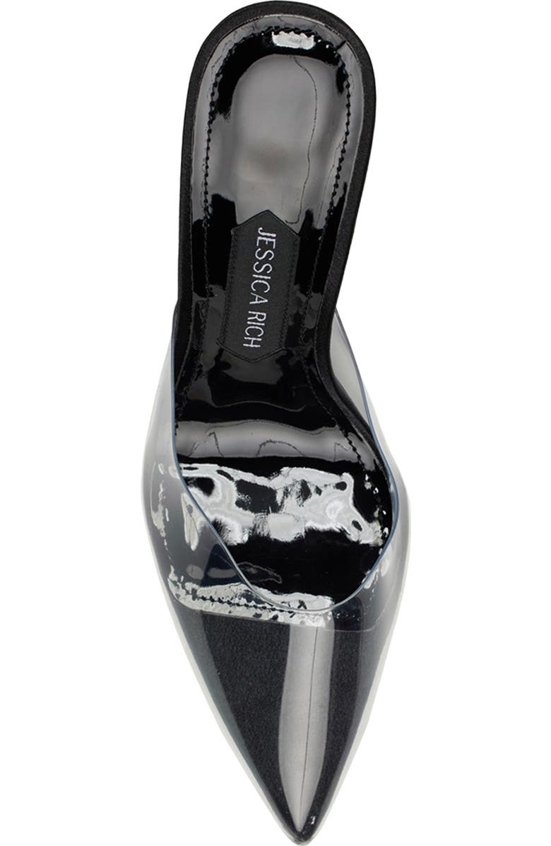 JESSICA RICH So Bossy Pointed Toe Clear Pump, Alternate, color,