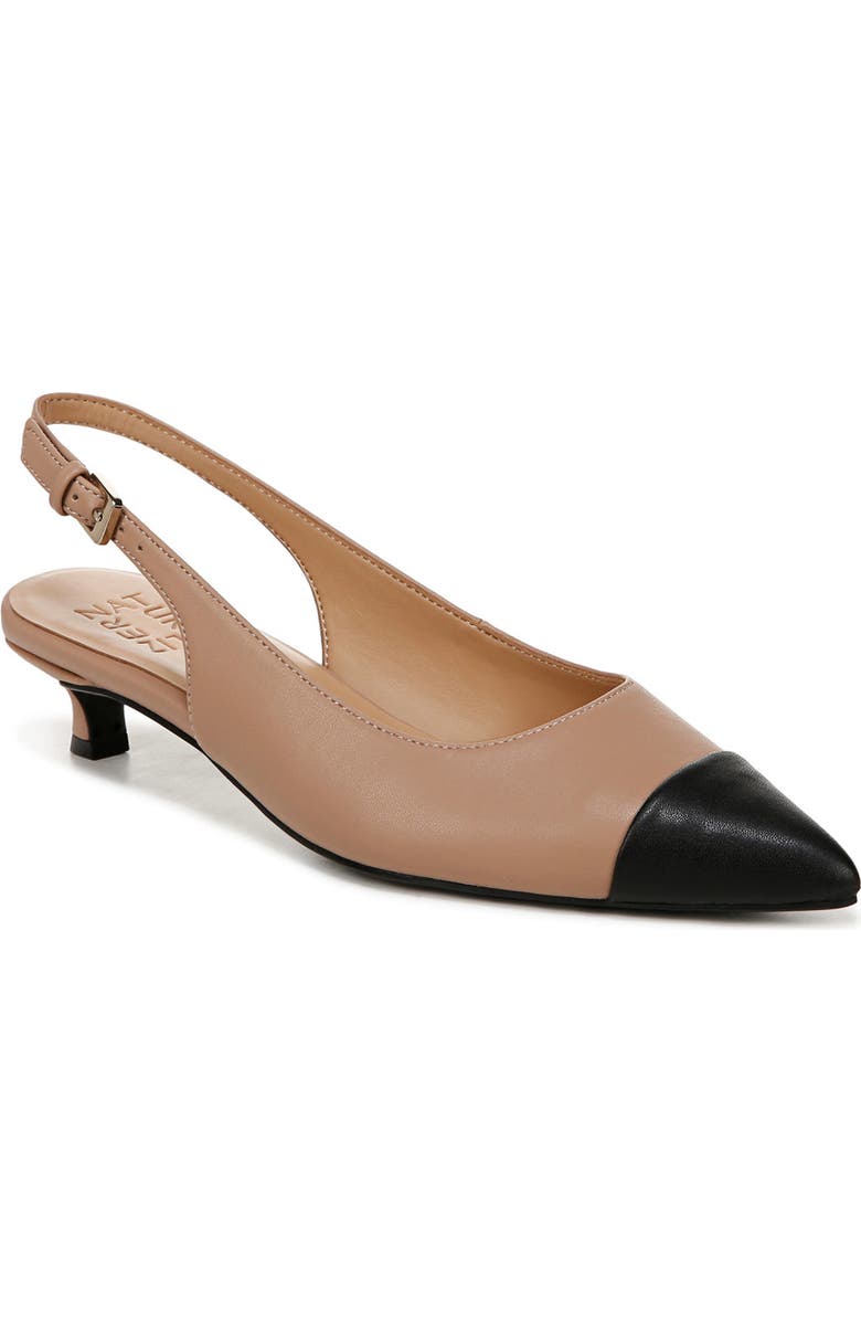 Naturalizer Gazing Slingback Pump, Main, color, Taupe Faux Leather