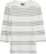 Misook Scalloped Trim Tunic