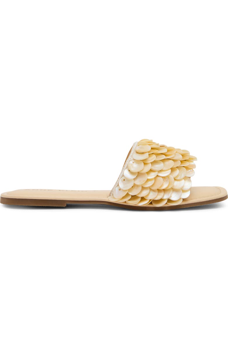 Anne Klein Brianne Slide Sandal, Alternate, color, Ivory Shells