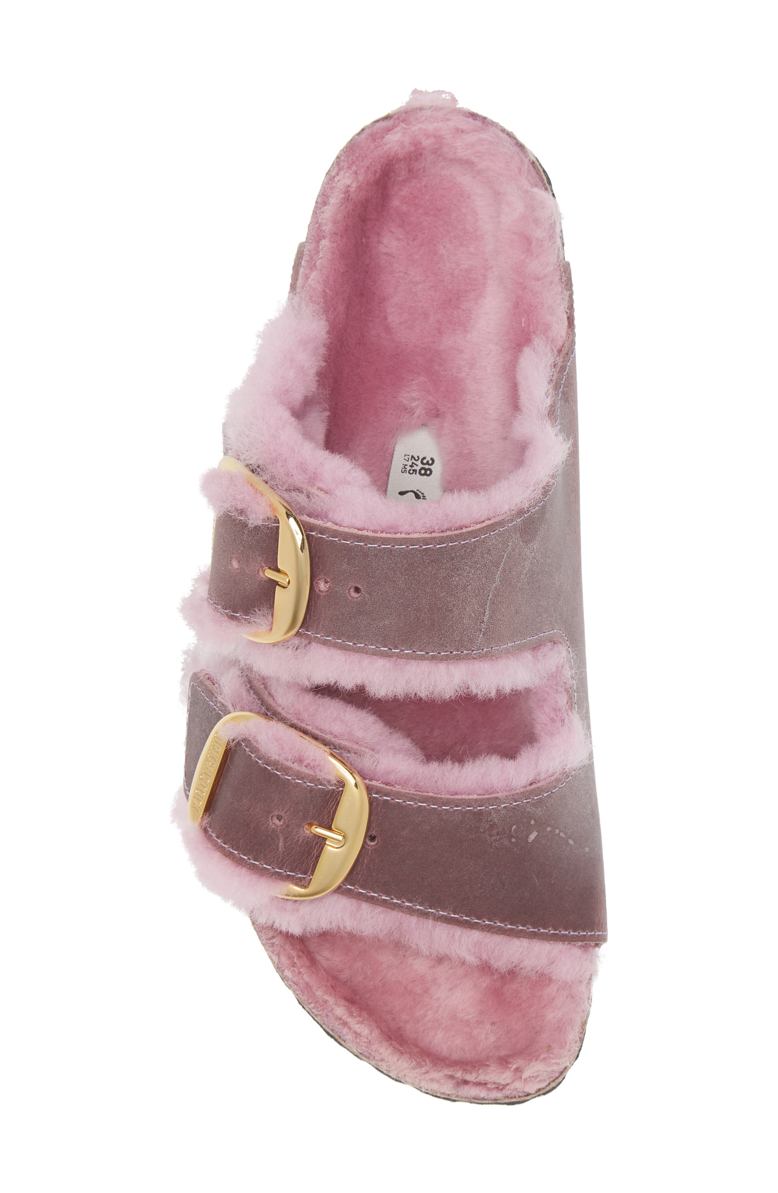 Birkenstock Arizona Big Buckle Genuine Shearling Lined Sandal - Discontinued, Alternate, color, 