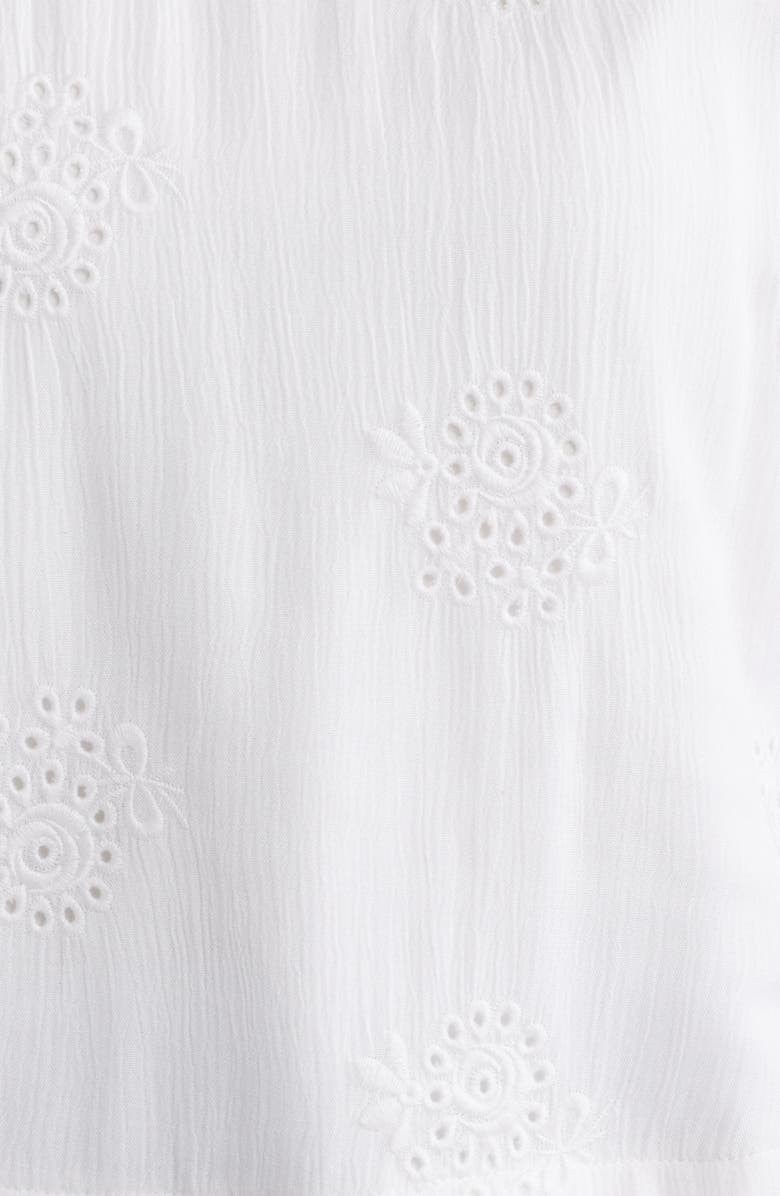 CITY BLUES Eyelet Crop T-Shirt, Alternate, color, 