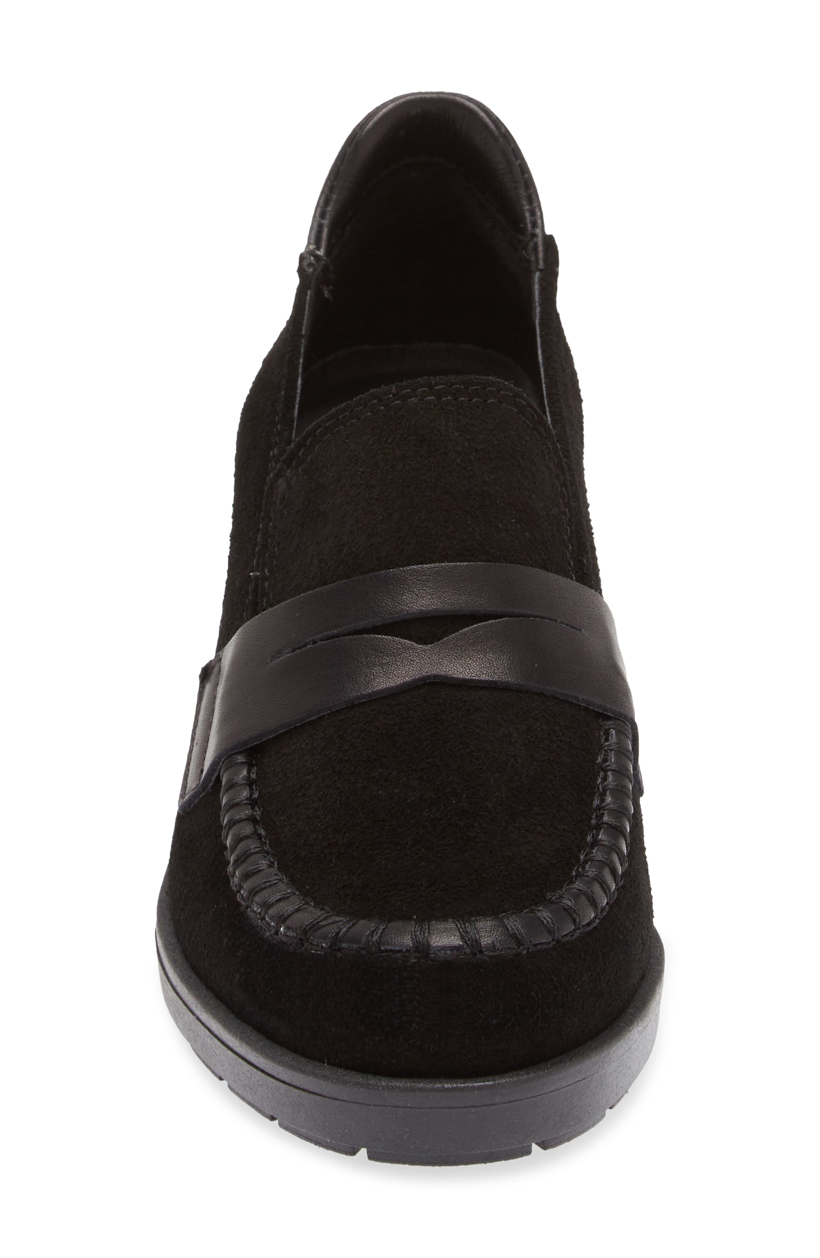 The FLEXX Steven Block Heel Penny Loafer, Alternate, color, 