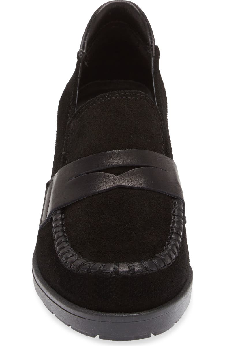 The FLEXX Steven Block Heel Penny Loafer, Alternate, color,