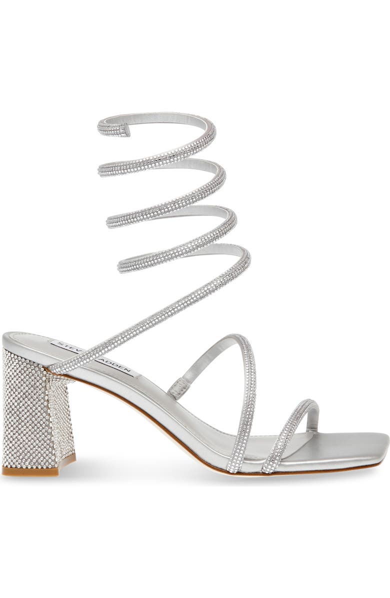 Steve Madden Lopez Crystal Strappy Sandal, Alternate, color, Rhinestone